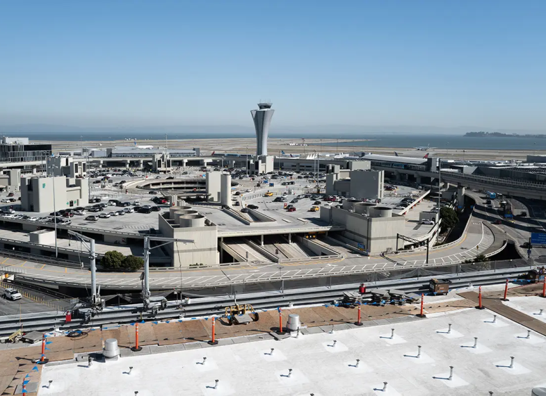 SFO Dianne Feinstein International Terminal — Building Envelope Upgrade & Solar Panel Installation — Institutional Structural Engineering, San Francisco, CA
