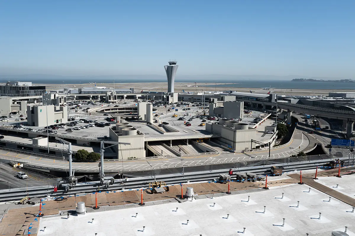 SFO Dianne Feinstein International Terminal — Building Envelope Upgrade & Solar Panel Installation — Institutional Structural Engineering, San Francisco, CA