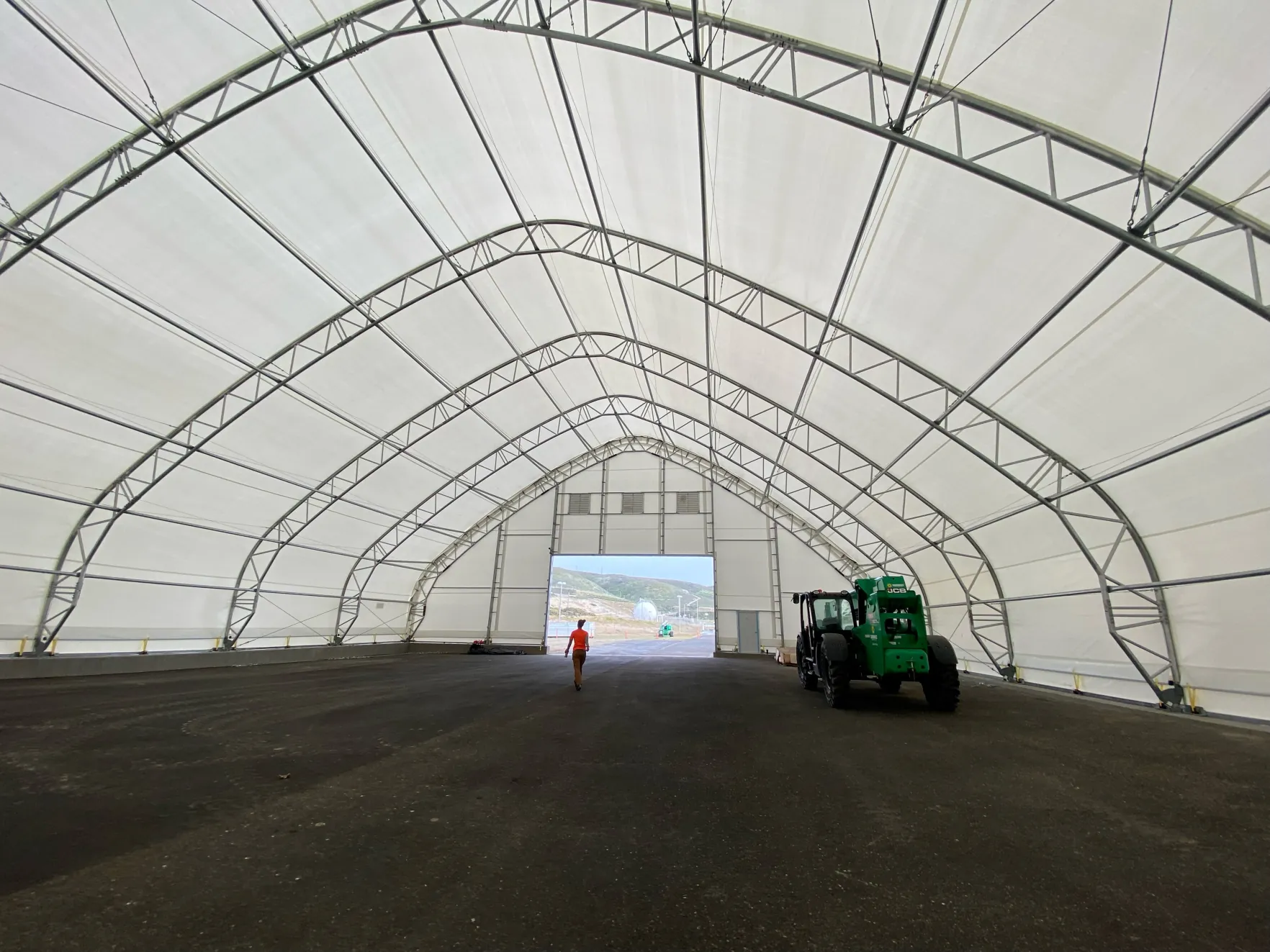 Vandenberg Horizontal Integration Facility Fabric Shelter Building 521 — Industrial and Institutional Structural Engineering, Vandenberg Space Force Base, CA