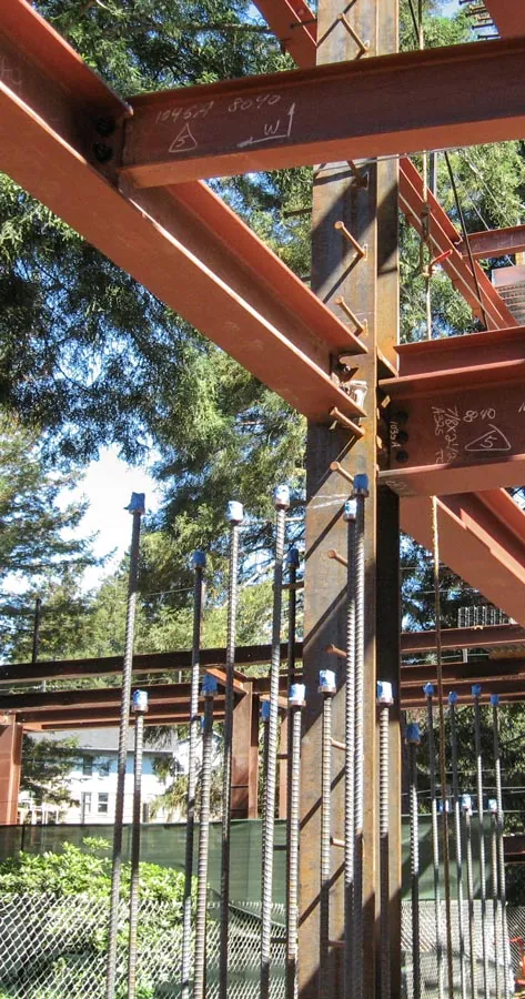 Steel girders, structural engineering