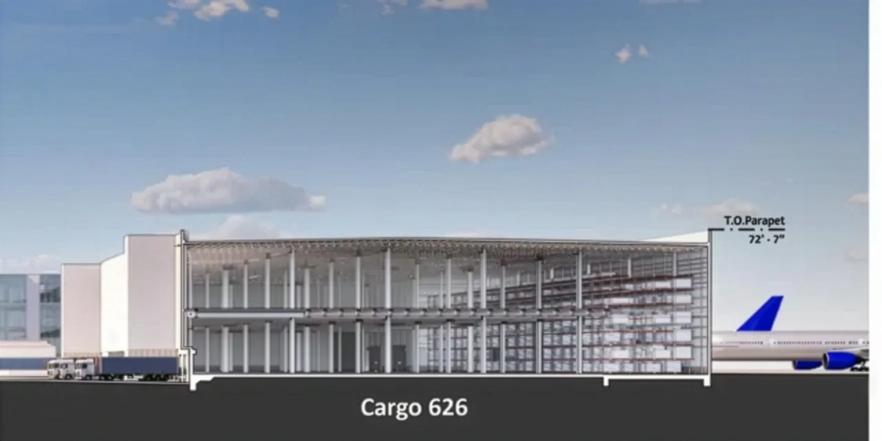 SFO Cargo Building 626.1 — Institutional Structural Engineering, San Francisco, CA